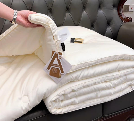 福利款！高端100s铂金木本蚕丝大豆冬被 35%蚕丝+20%大豆纤维+45%进口超细抗菌纤维 柔软温暖抑菌防螨 商品图1
