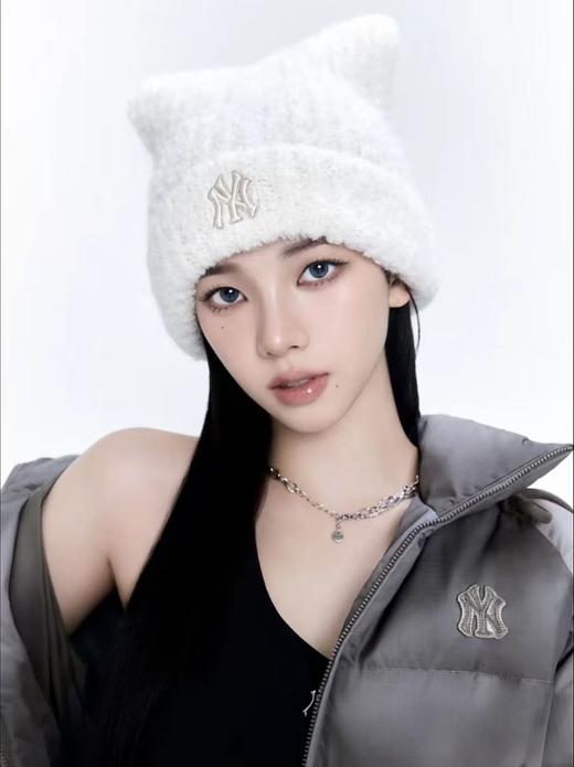 暖萌出圈 质感在线 m*b针织猫耳朵毛线帽！ 商品图2