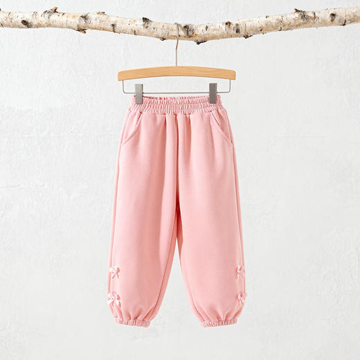 贝贝怡春秋女童针织长裤 商品图5