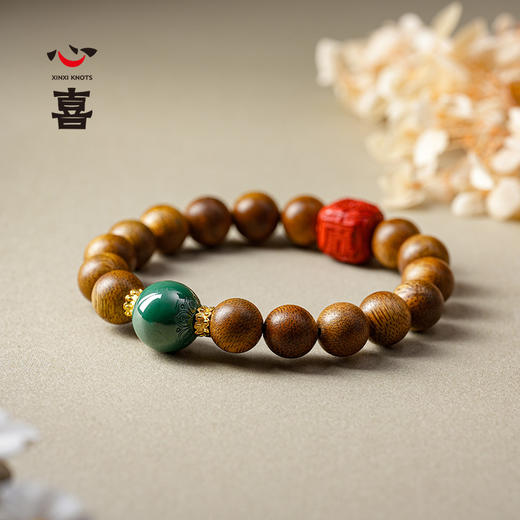 【诸事欢喜】【马年太岁符】 钻石世家X心喜 马上好运系列 马年太岁符甘露宝珠沉香手串 鸿运当头 六面吉文  马上好运【结缘定制、无质量问题不支持退换货】预计3-5天发货 商品图3