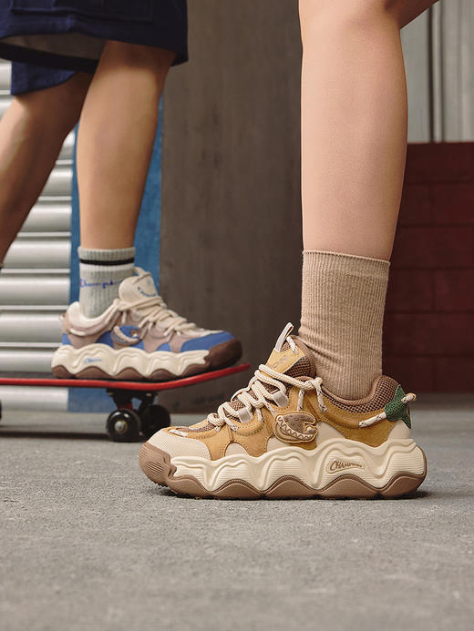 Champion冠军 丁禹兮同款休闲鞋25秋冬新款热狗糕糕乐女老爹鞋 商品图1