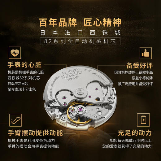 VIP-NH7500-53AB 西铁城Citizen 西铁城商务双显钢带机械表男手表NH7500-53AB 商品图4