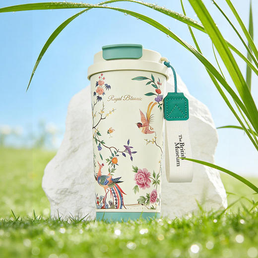 大英博物馆 东方梦境系列 凤栖春晓 便携咖啡保冷保温杯 商品图1