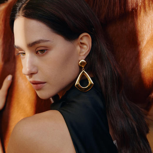 Mordern Art 现代艺术时期 | 菱镜金/银色耳环 商品图3