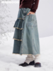 马得工地/MDGDBQ141144/水洗牛仔蛋糕裙 商品缩略图1