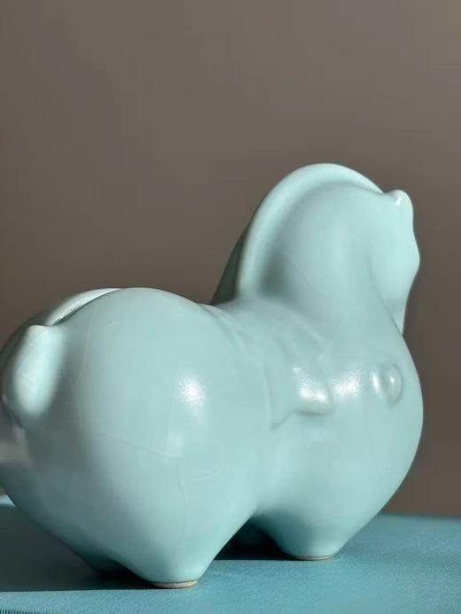 2026非遗汝瓷“有钱马” 汝山明出品 配赠礼盒、礼袋 送礼佳品【G】 商品图7