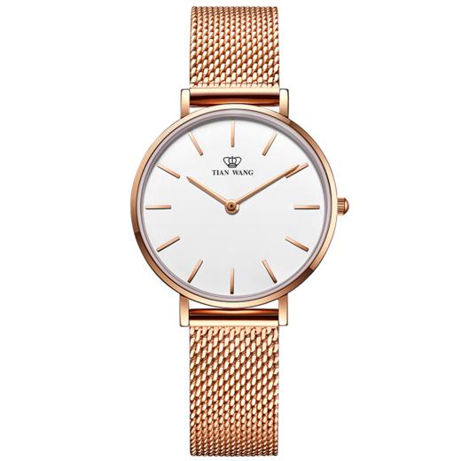 TW002884-30 天王TIAN WANG 【简约气质】手表女士简约气质国潮轻薄小米链钢带石英女学生 商品图0