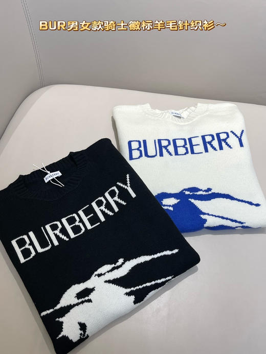 Bur男女款骑士徽标羊毛针织衫122503 商品图4