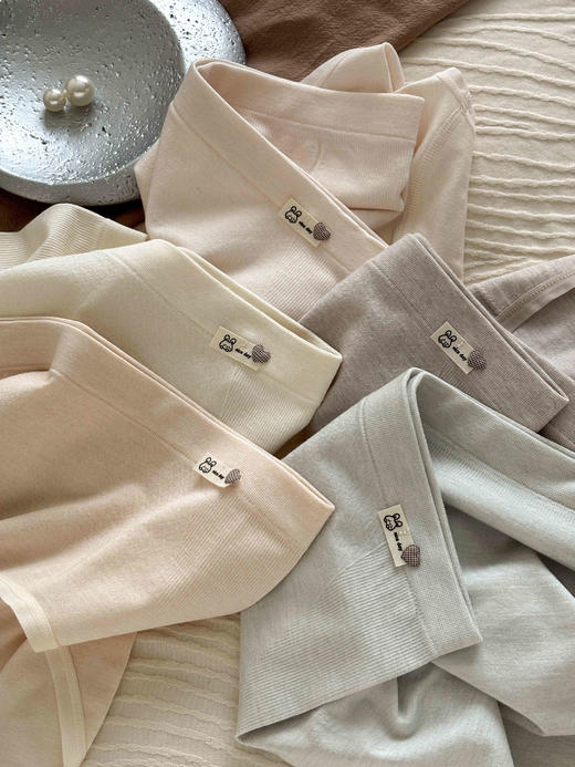 清新纯色抑菌裆女内裤舒适透气三角裤8837 商品图3