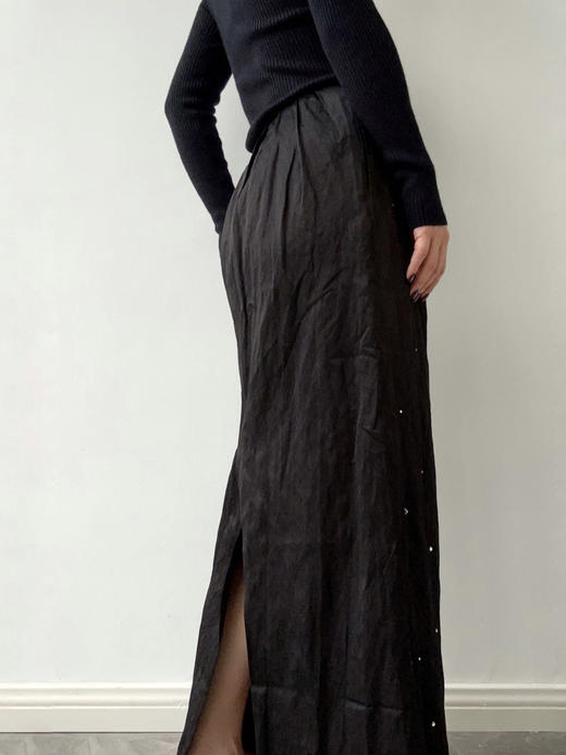 VC｜AW25027 Cosmo embellished skirt [ 半身裙 黑 ]【HOLIDAY】 商品图3