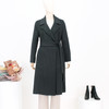 FOCALS福柯斯新款简约休闲羊毛双面呢经典长款大衣外套F2YDK758 商品缩略图0