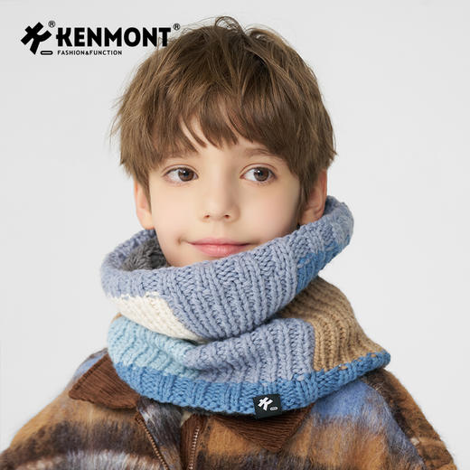 ）Kenmont卡蒙儿童帽子女童秋冬针织帽多巴胺可爱毛线帽加厚男童潮 商品图7