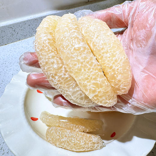 『湖南江永香柚』50年以上树龄，没有“虾线”、轻松剥出完整果肉！清甜无酸，嫩脆多汁，传统皮厚有籽的老品种！ 商品图4