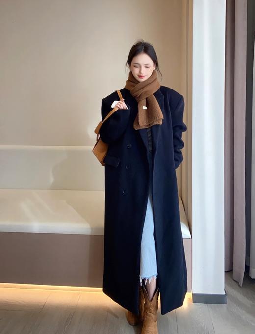 老米优品🎈福利！100%绵羊毛《韩里韩气针织围巾》 宽度长度都刚刚好，轻盈保暖   8色可选 商品图4