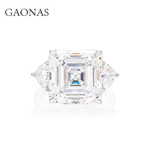 GAONAS 戒指 霜雪闪耀臻奢白色冰糖戒指11795RW 商品图0