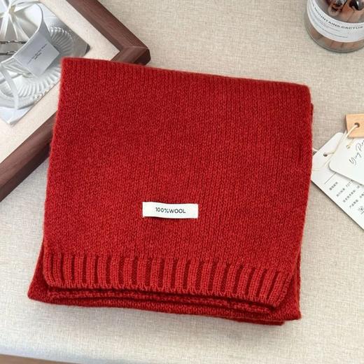 老米优品🎈福利！100%绵羊毛《韩里韩气针织围巾》 宽度长度都刚刚好，轻盈保暖   8色可选 商品图9