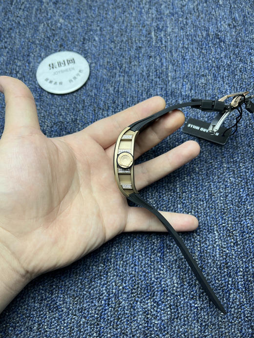 理查德米勒 RM052骷髅满天星 钻圈款 男士腕表 搭载定制一体手动上链机械机芯 商品图5