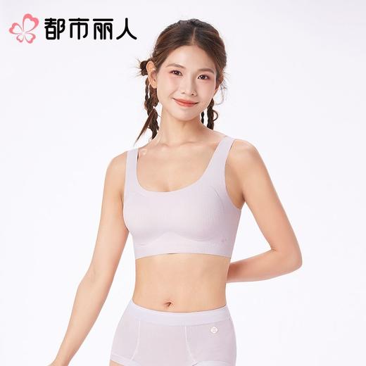 都市丽人内衣红品薄文胸泳布式发育背心少女内衣三阶无排BBC2C901 商品图2