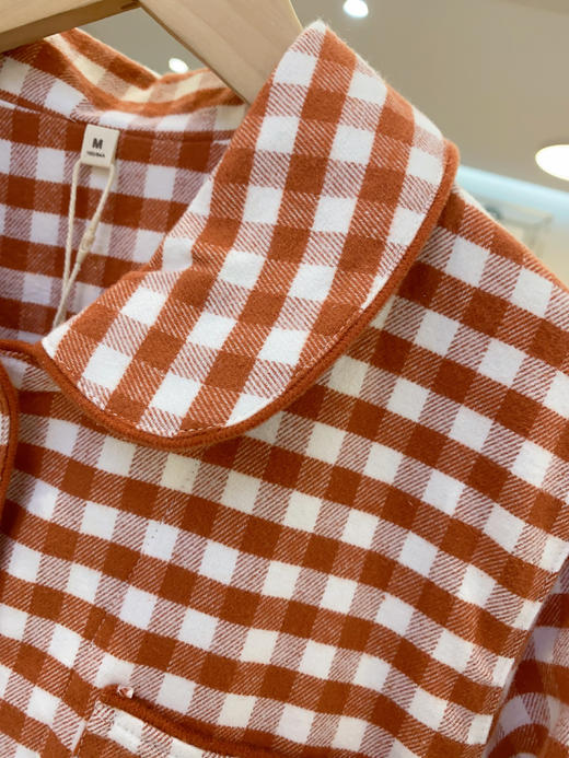 松植屋秋冬女款《动物会》加厚磨毛绒布长袖睡衣套装100%全棉绒布家居服 商品图10