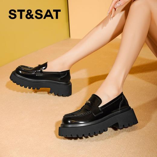 星期六学院英伦简约乐福鞋SSC1112719 商品图1