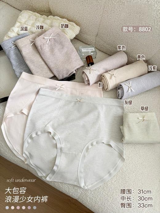 无缝内裤女中高腰收腹提臀裸氨舒适云感女裤88002 商品图0