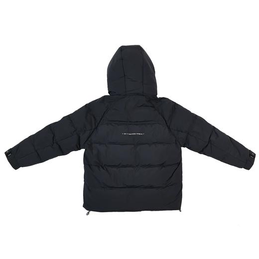 半身缘男装 冬季口袋布标连帽加厚日系羽绒服254312U01710159 商品图1