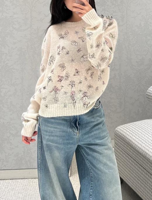 女款立体刺绣蝴蝶针织衫毛衣zh010 商品图3