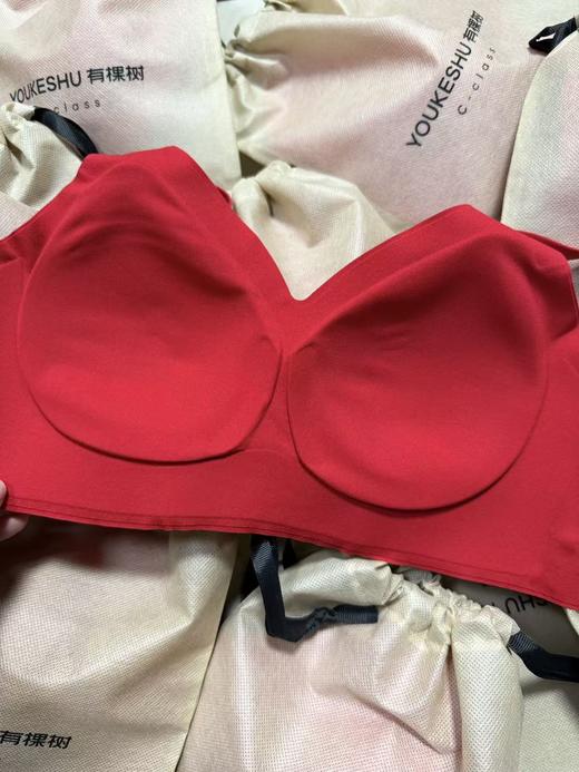 纯元！有棵树本命年无痕红色文胸 内衣 商品图4