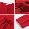【商场同款】熳洁儿 红品女士家居服圆领套装拉架棉结婚必备喜庆红25703235/25703236 商品缩略图4