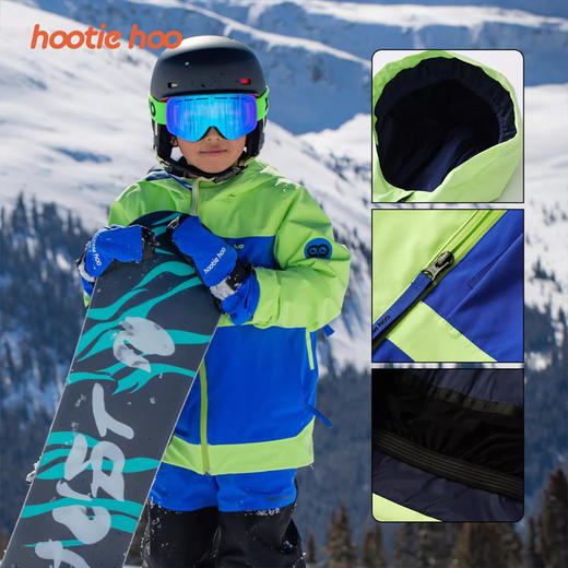 【25年滑雪季】hootiehoo 新品pinnakle2L儿童户外运动保暖滑雪服 商品图5