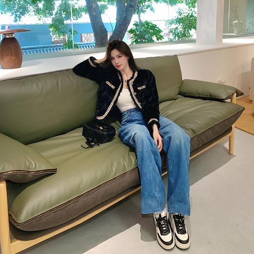 哥特莱丝·鹅绒牛仔裤，90鹅绒填充，显瘦、轻松穿出大长腿 商品图8