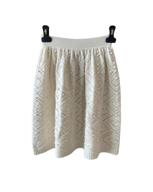 女款羊绒勾花半裙 可配套装zh015 商品图1