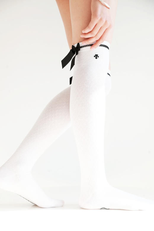 高尔夫蝴蝶结小腿袜，原包装品相。小标刺绣软支撑运动袜C122560 商品图9