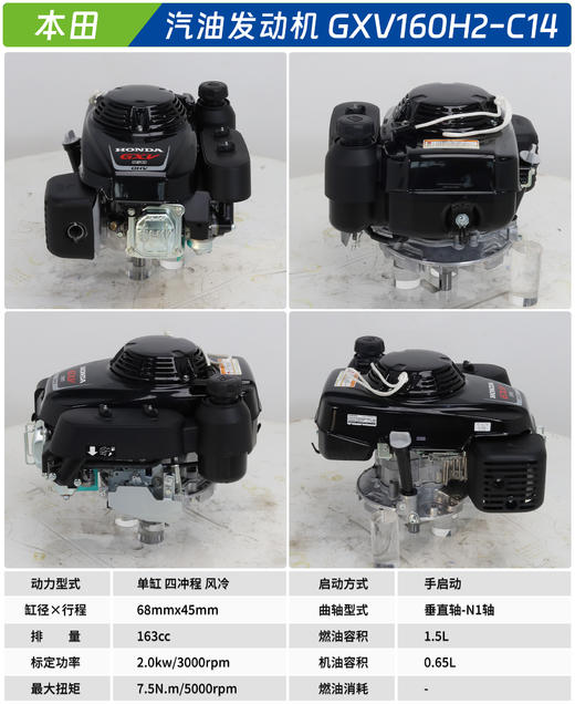 本田 GXV160H2-C14 商品图1