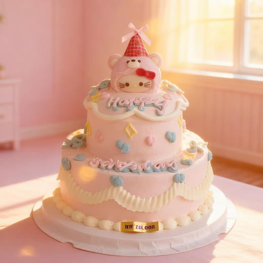 Kitty的粉红旅行（草莓酸奶坚果蛋糕） 商品图1