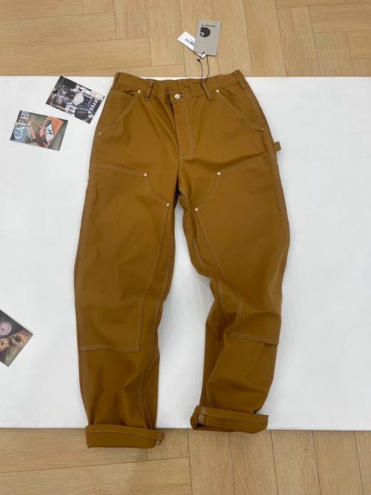 2025新品WIP经典LOGO标签多口袋双膝布工装裤，中腰直筒裤型 商品图3