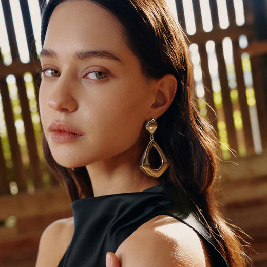 Mordern Art 现代艺术时期 | 菱镜金/银色耳环 商品图6