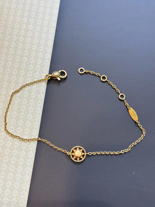 Dior  18K金 八芒星 罗盘 镶钻 手链 商品图1