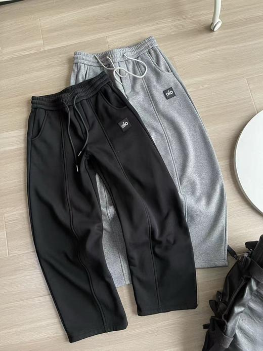 【dp1】情侣直筒弯刀加绒加厚卫裤！！ 商品图1