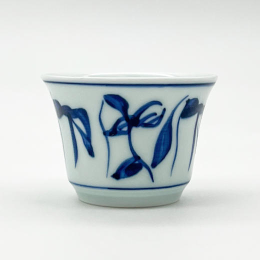 俊德丨 景德镇瓷 经典手绘刀字纹 老茶花纹 青花瓷 品茗杯茶杯 主人杯 160ml 商品图7