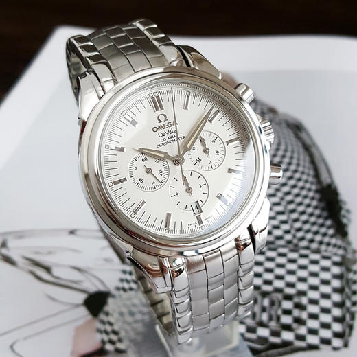 【95新】OMEGA 欧米茄4541.50.00天文台认证同轴自动机械机芯日期显示、计时41MM（男款）碟飞系列精钢021225TJ42 商品图2