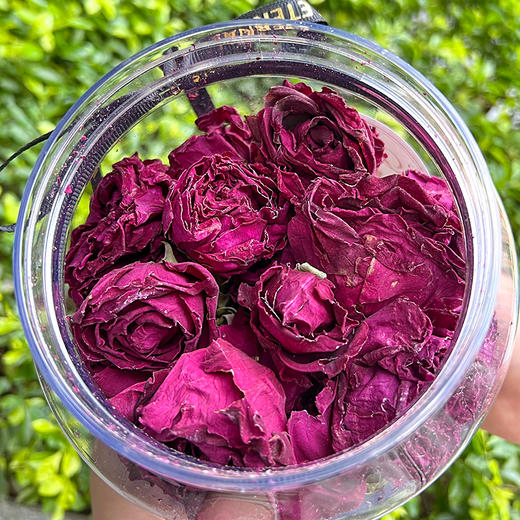 【新品】普滇丨云南墨红玫瑰 冻干玫瑰花茶 重瓣红玫瑰 精选头茬大朵玫瑰 100g 商品图3
