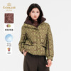【直播同款】Gowani/乔万尼2025新款轻薄女款冬季两色可选复古短款羽绒服EZ4T209 商品缩略图0