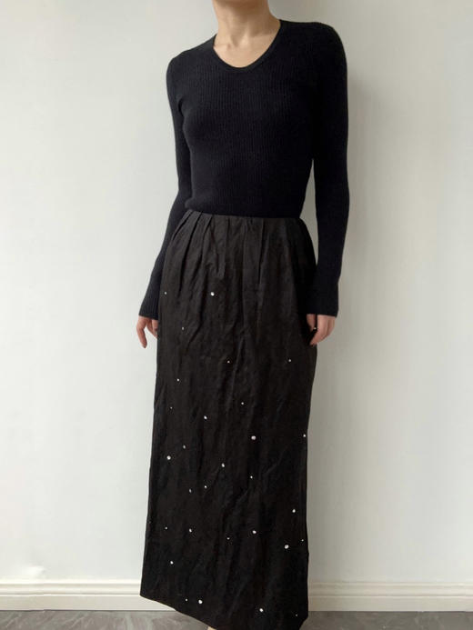 VC｜AW25027 Cosmo embellished skirt [ 半身裙 黑 ]【HOLIDAY】 商品图12