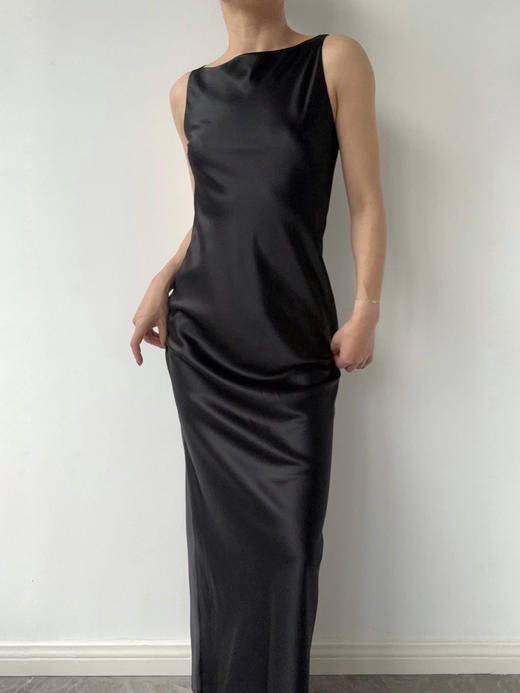 VC｜HD25019 Jasmine silk dress [ 连衣裙 黑 ]【HOLIDAY】 商品图1