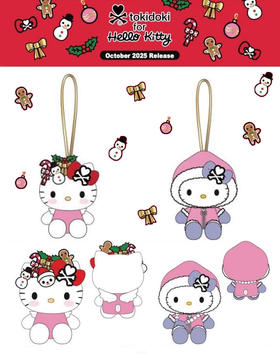 日本三丽鸥&toidiki联名圣诞玩偶挂件美版