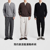 墨麦客男装2025年秋季新款仿毛织肌理针织圆领撞色假两件卫衣男潮 商品缩略图4