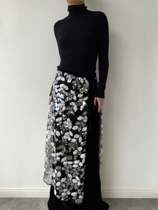 VC｜HD25012 Sigrid velvet trousers [ 长裤 黑 / 米白 ]【HOLIDAY】 商品图0