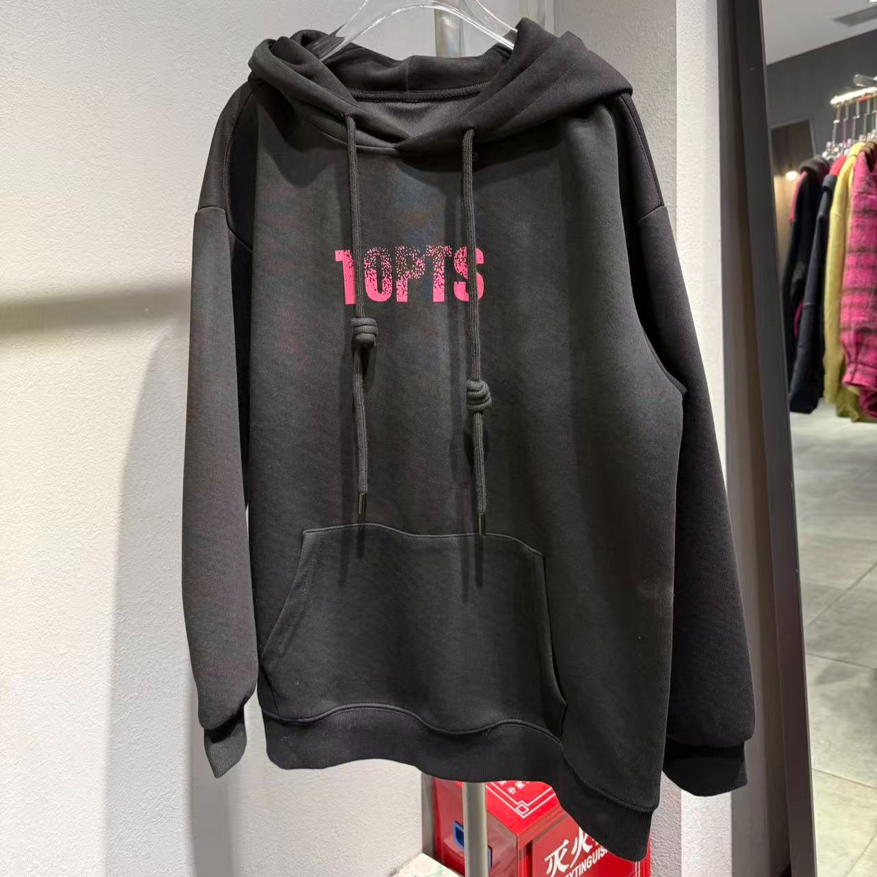 NC连帽抽绳渐变撞色字母卫衣50918 冬季 063084202227