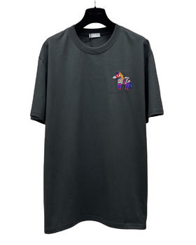 中性款全棉刺绣短袖T恤he010